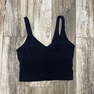 EUC black lululemon align tank size 6